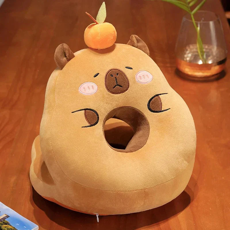 Brehn | Kawaii Capybara Power Nap Kopfstütze Kissen