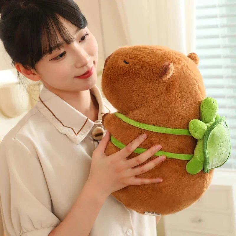 Brehn | Kawaii Capybara mit Rucksack Plüschkollektion
