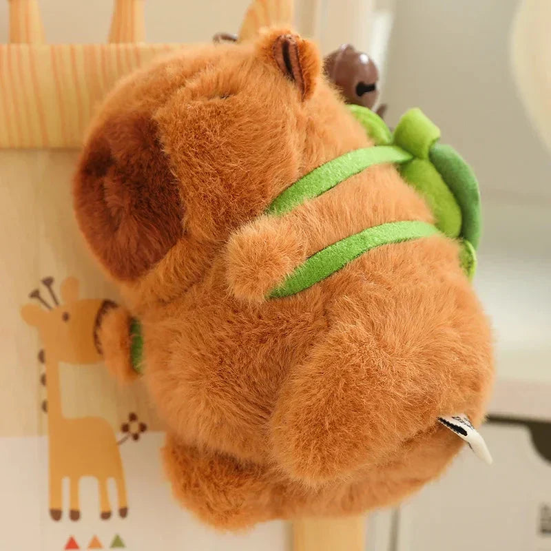 Brehn | Kawaii Capybara mit Rucksack Plüschkollektion