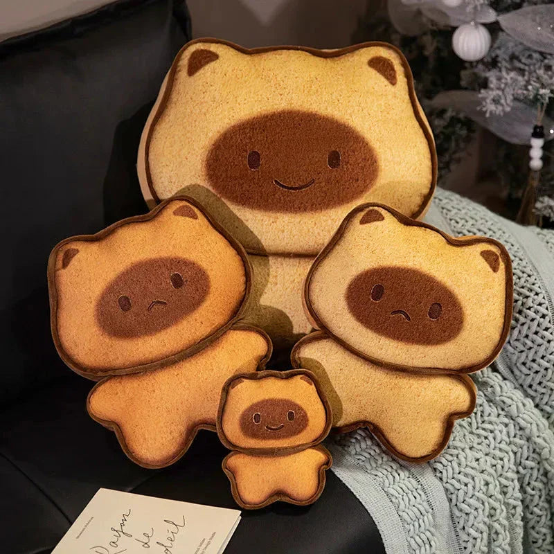 Brehn | Kawaii Katze Brot Keks Plüschtiere