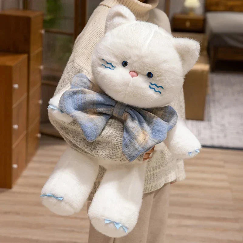 Brehn | Kawaii Katze Teddy Bär Fliege Plüschtiere