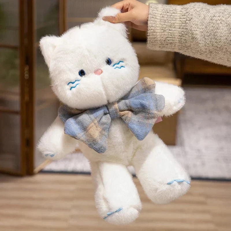 Brehn | Kawaii Katze Teddy Bär Fliege Plüschtiere
