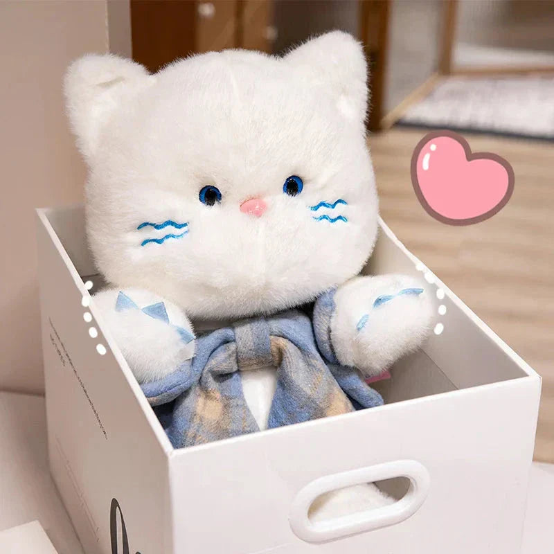 Brehn | Kawaii Katze Teddy Bär Fliege Plüschtiere