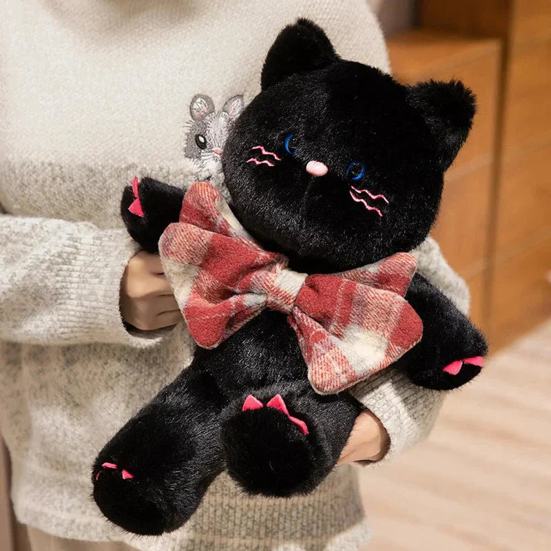 Brehn | Kawaii Katze Teddy Bär Fliege Plüschtiere