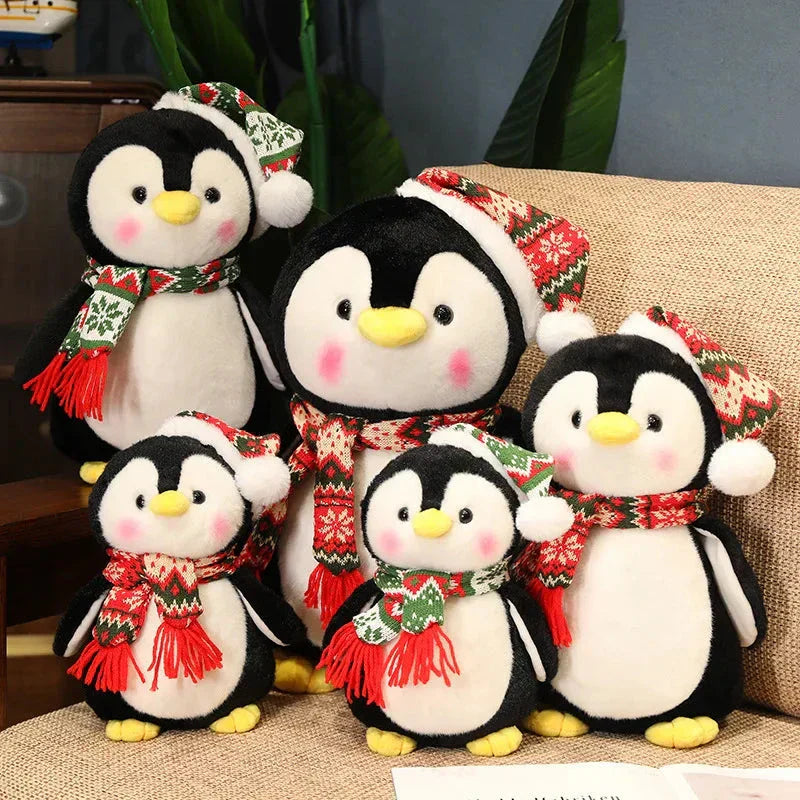 Brehn | Kawaii Weihnachts-Pinguin Plüschtier