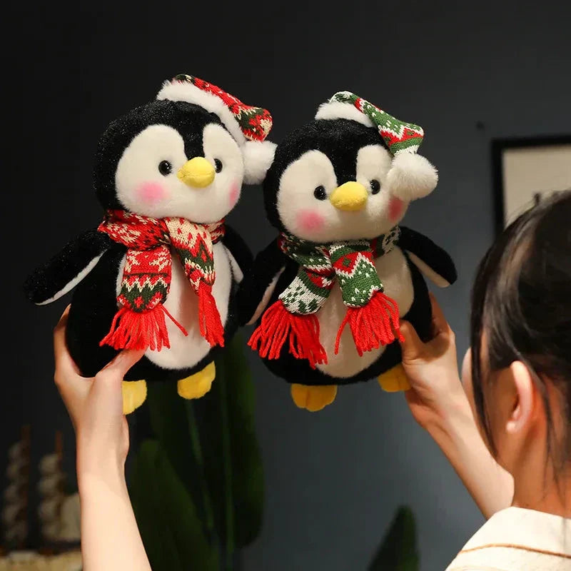 Brehn | Kawaii Weihnachts-Pinguin Plüschtier