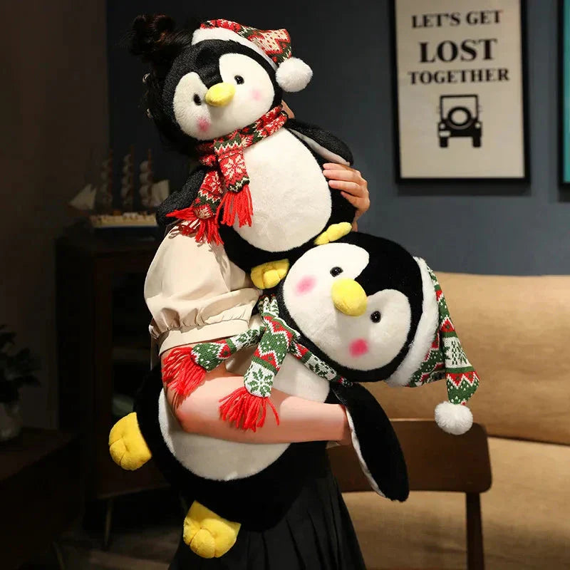 Brehn | Kawaii Weihnachts-Pinguin Plüschtier