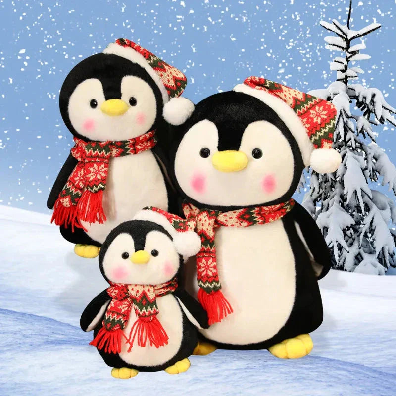 Brehn | Kawaii Weihnachts-Pinguin Plüschtier