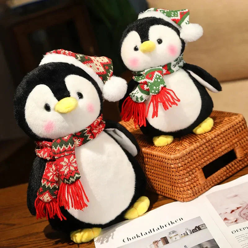 Brehn | Kawaii Weihnachts-Pinguin Plüschtier