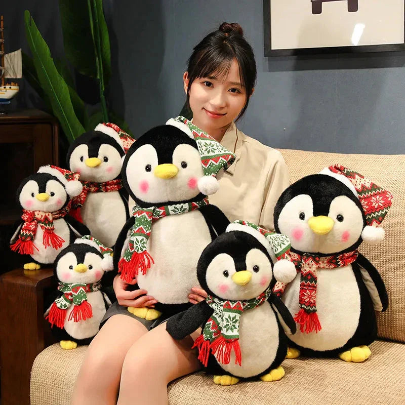 Brehn | Kawaii Weihnachts-Pinguin Plüschtier