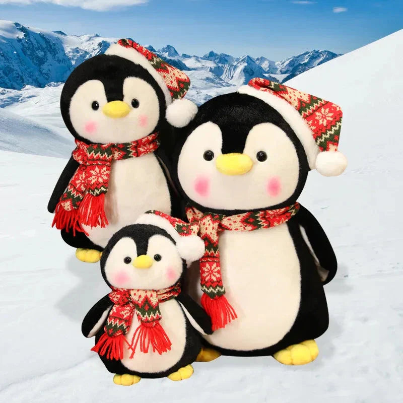 Brehn | Kawaii Weihnachts-Pinguin Plüschtier