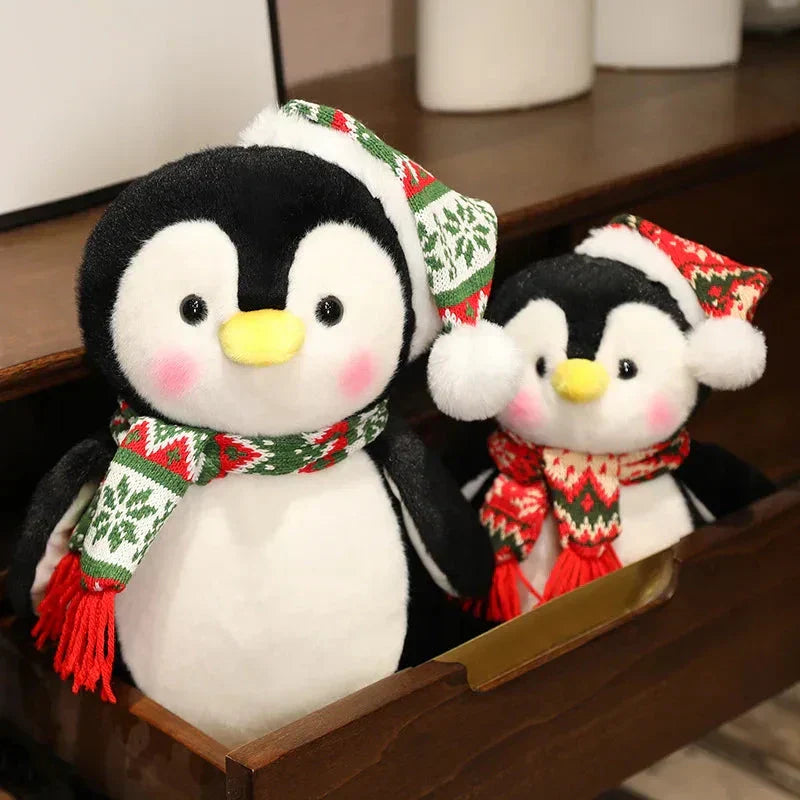 Brehn | Kawaii Weihnachts-Pinguin Plüschtier