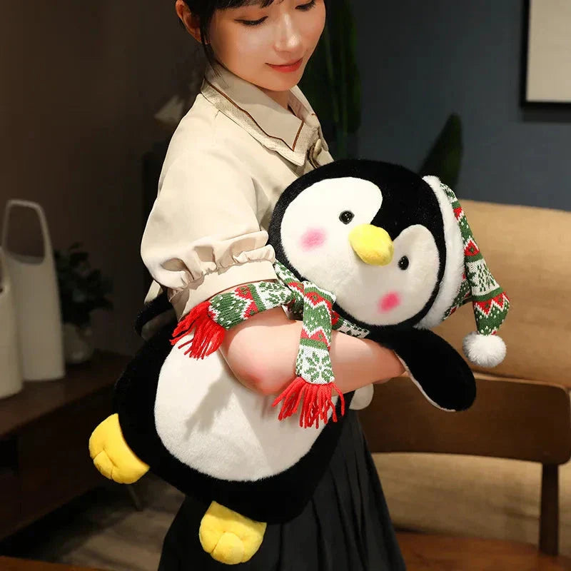 Brehn | Kawaii Weihnachts-Pinguin Plüschtier
