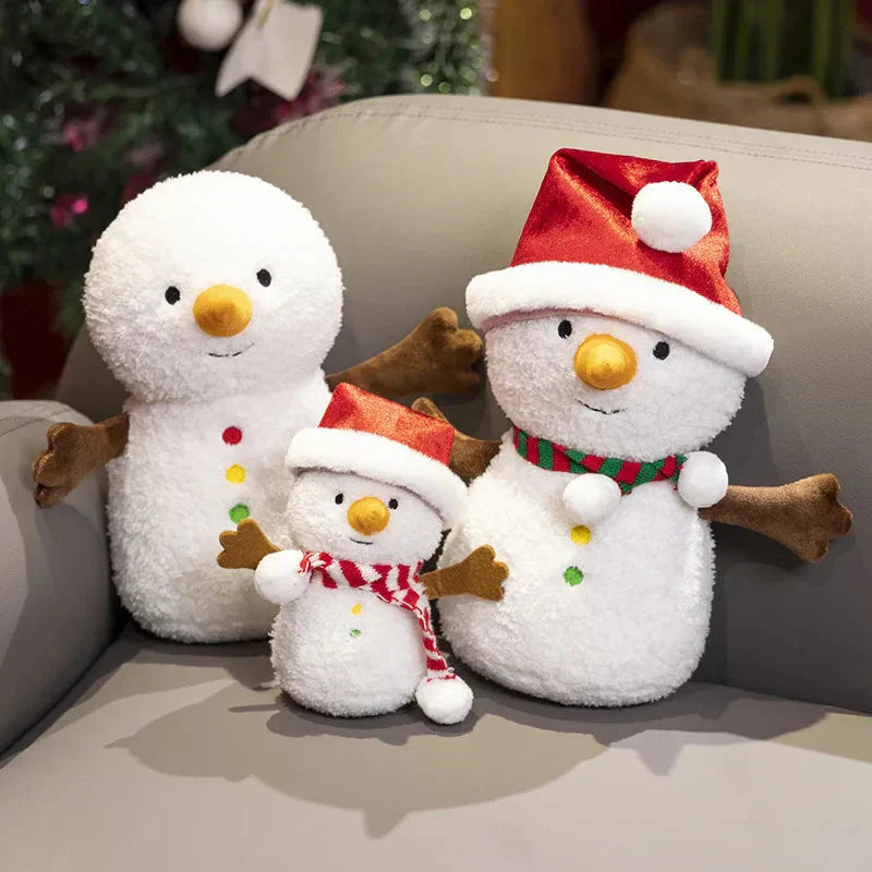 Brehn | Kawaii Weihnachten Schnee Mann Lebkuchenmann Plüschtiere