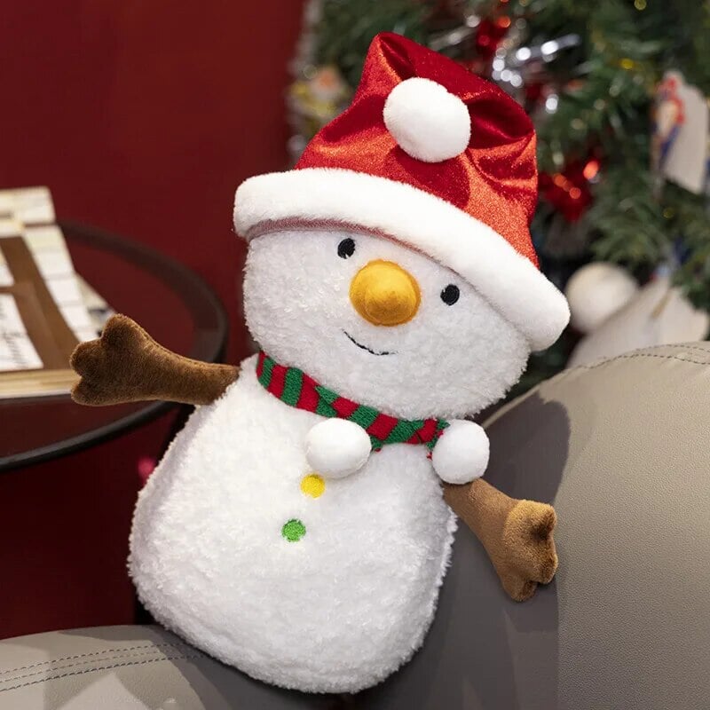 Brehn | Kawaii Weihnachten Schnee Mann Lebkuchenmann Plüschtiere