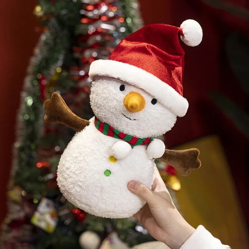 Brehn | Kawaii Weihnachten Schnee Mann Lebkuchenmann Plüschtiere