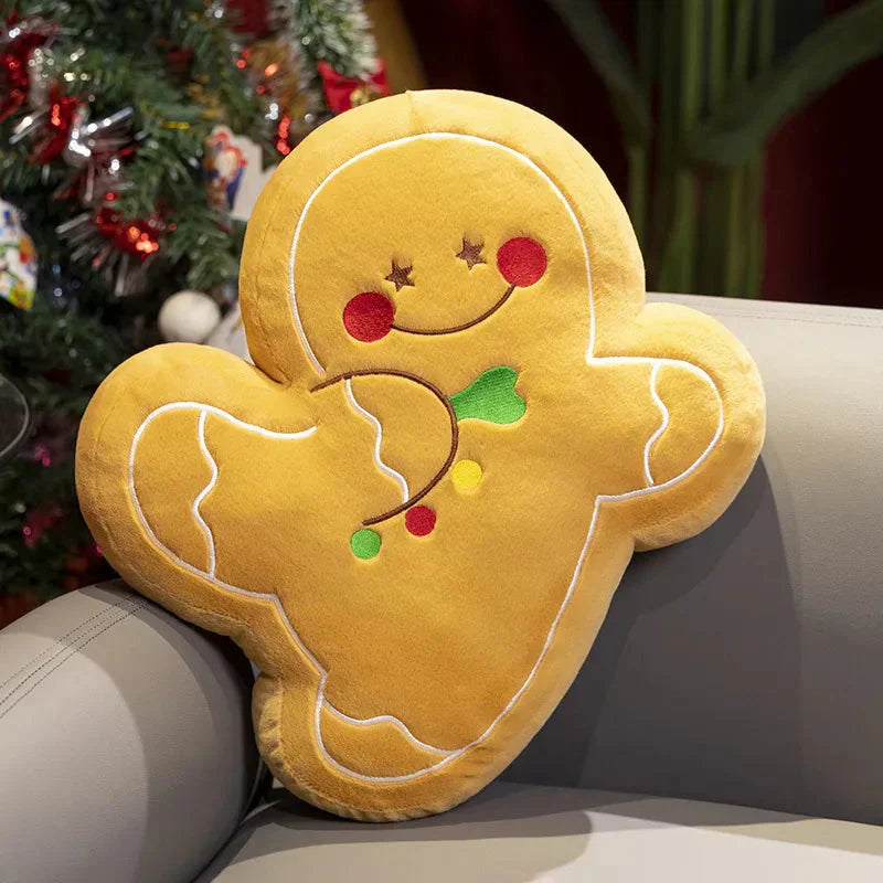 Brehn | Kawaii Weihnachten Schnee Mann Lebkuchenmann Plüschtiere