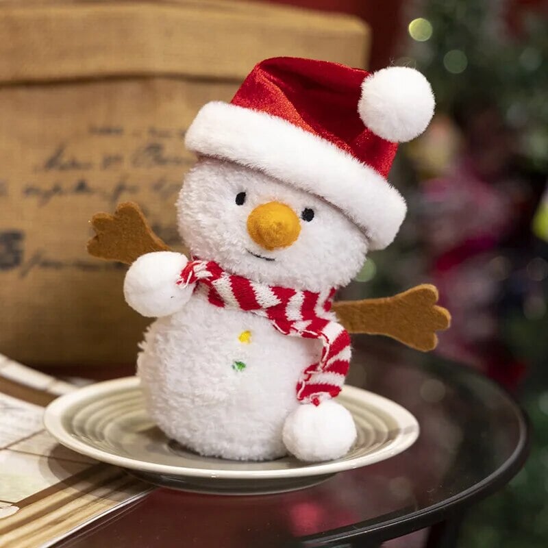 Brehn | Kawaii Weihnachten Schnee Mann Lebkuchenmann Plüschtiere