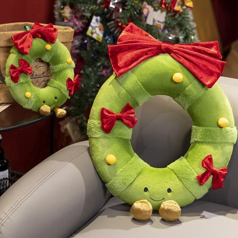 Brehn | Kawaii Weihnachtsbaum Kranz Tür Ring Plüschtiere