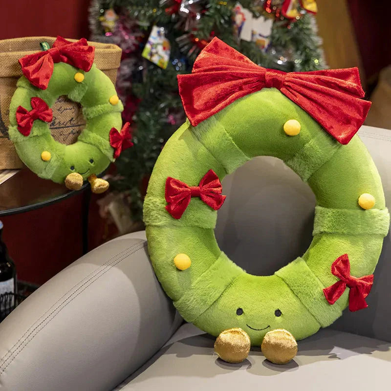 Brehn | Kawaii Weihnachtsbaum Kranz Tür Ring Plüschtiere