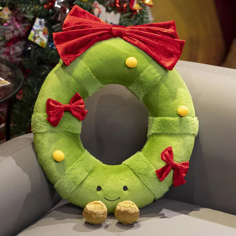 Brehn | Kawaii Weihnachtsbaum Kranz Tür Ring Plüschtiere