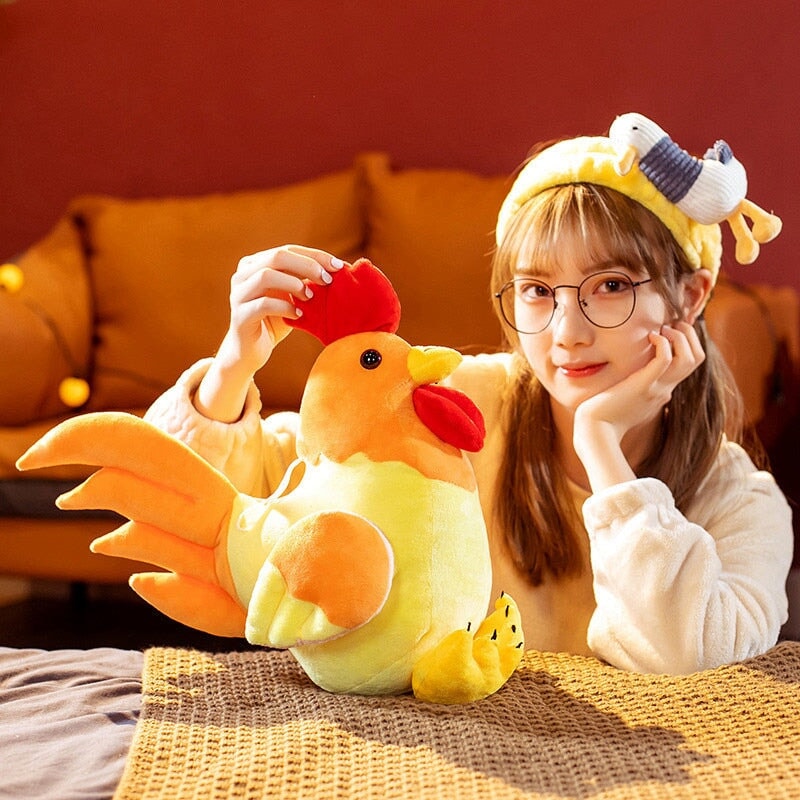 Brehn | Kawaii Dicke Huhn Plüschfamilie