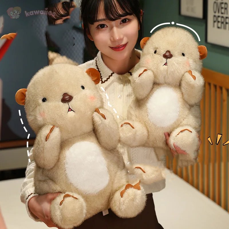 Brehn | Kawaii Flauschiger Errötender Otter Plüschie