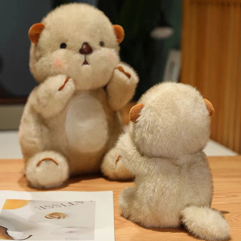 Brehn | Kawaii Flauschiger Errötender Otter Plüschie