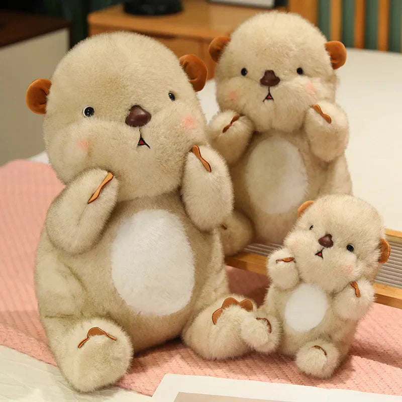 Brehn | Kawaii Flauschiger Errötender Otter Plüschie