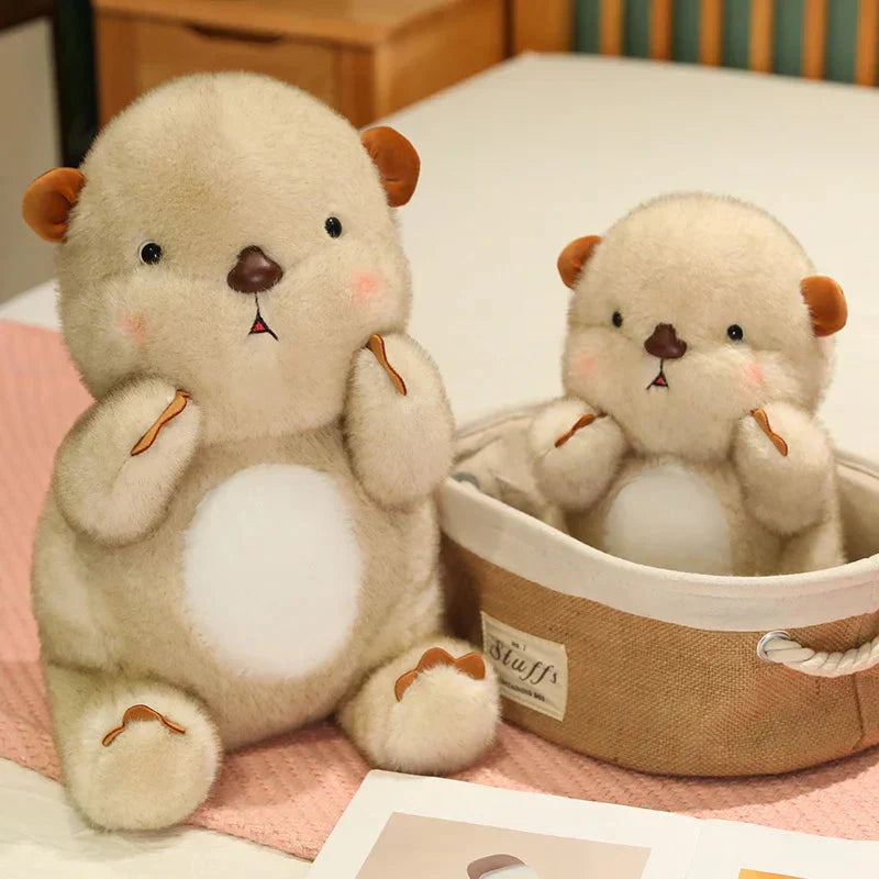 Brehn | Kawaii Flauschiger Errötender Otter Plüschie
