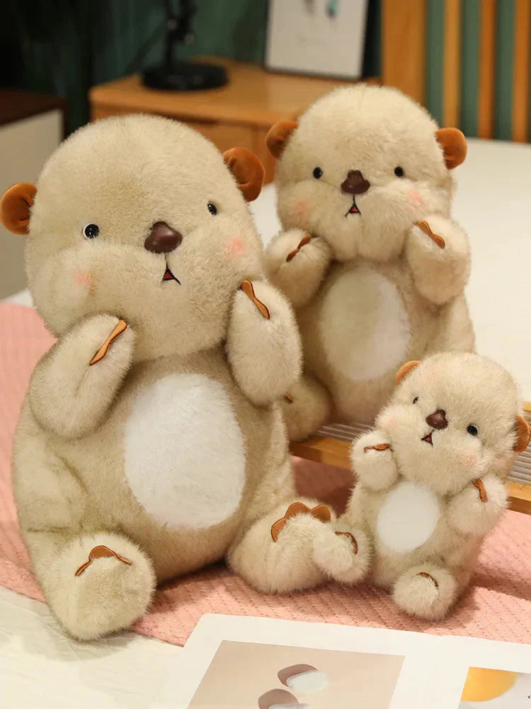 Brehn | Kawaii Flauschiger Errötender Otter Plüschie