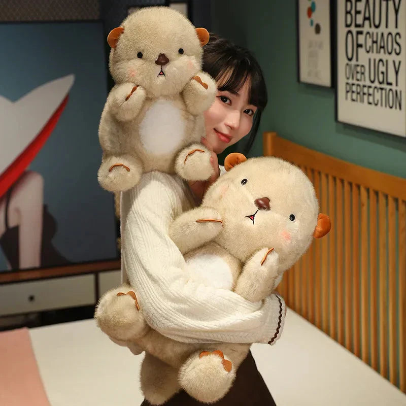 Brehn | Kawaii Flauschiger Errötender Otter Plüschie
