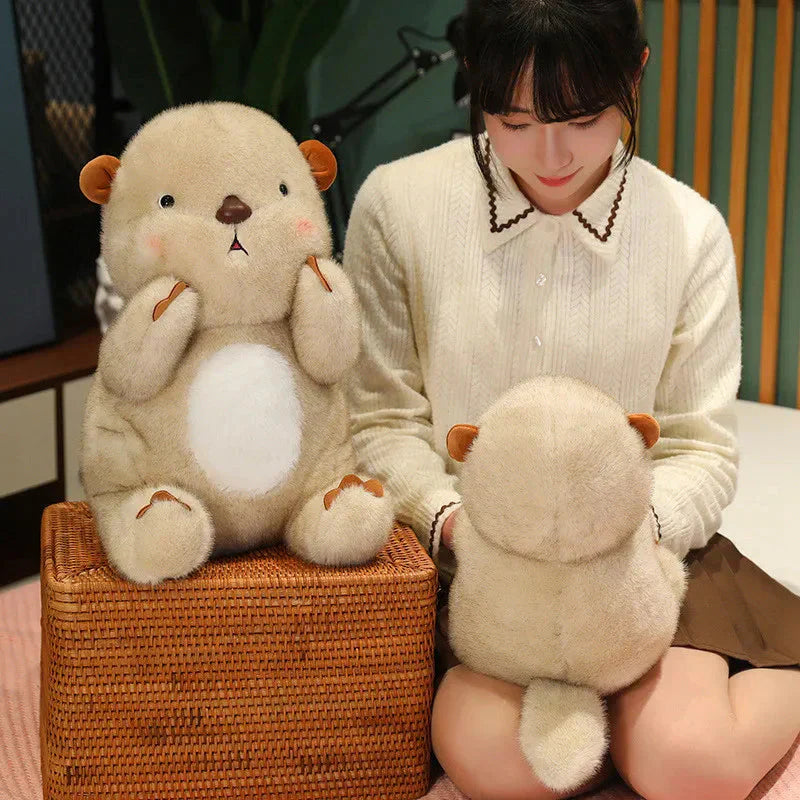 Brehn | Kawaii Flauschiger Errötender Otter Plüschie