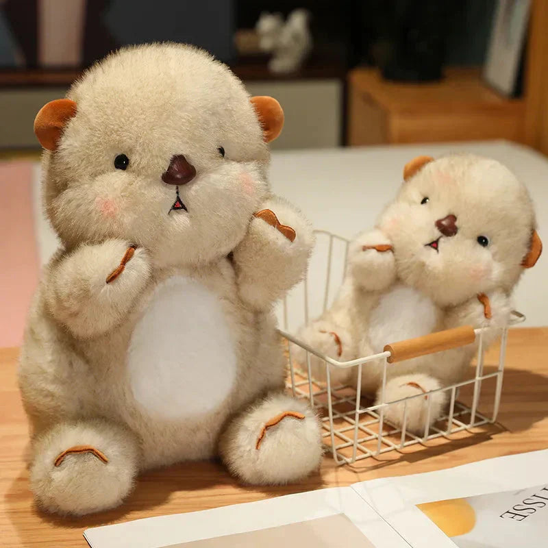 Brehn | Kawaii Flauschiger Errötender Otter Plüschie