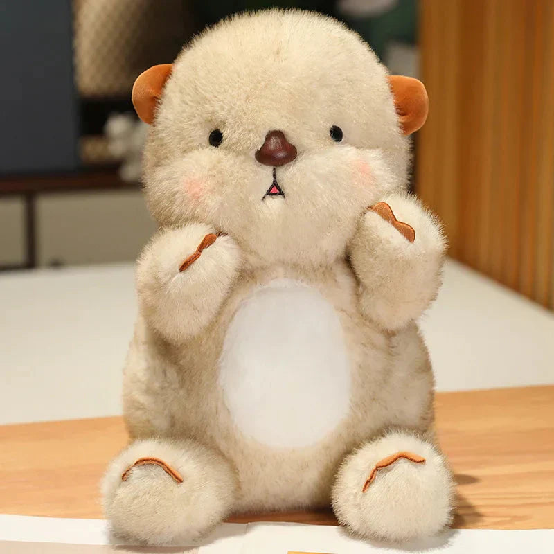 Brehn | Kawaii Flauschiger Errötender Otter Plüschie
