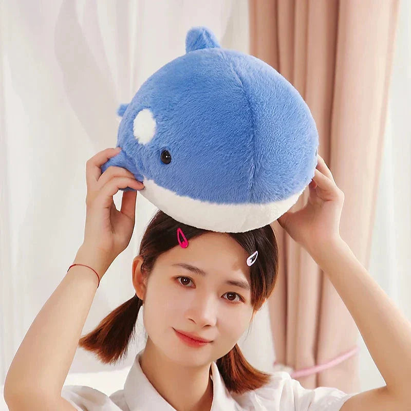 Brehn | Kawaii Flauschige Grau Blau Orka Plüschtiere