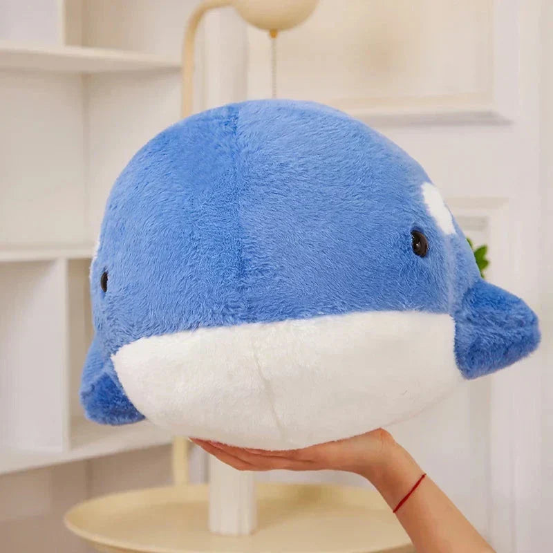 Brehn | Kawaii Flauschige Grau Blau Orka Plüschtiere