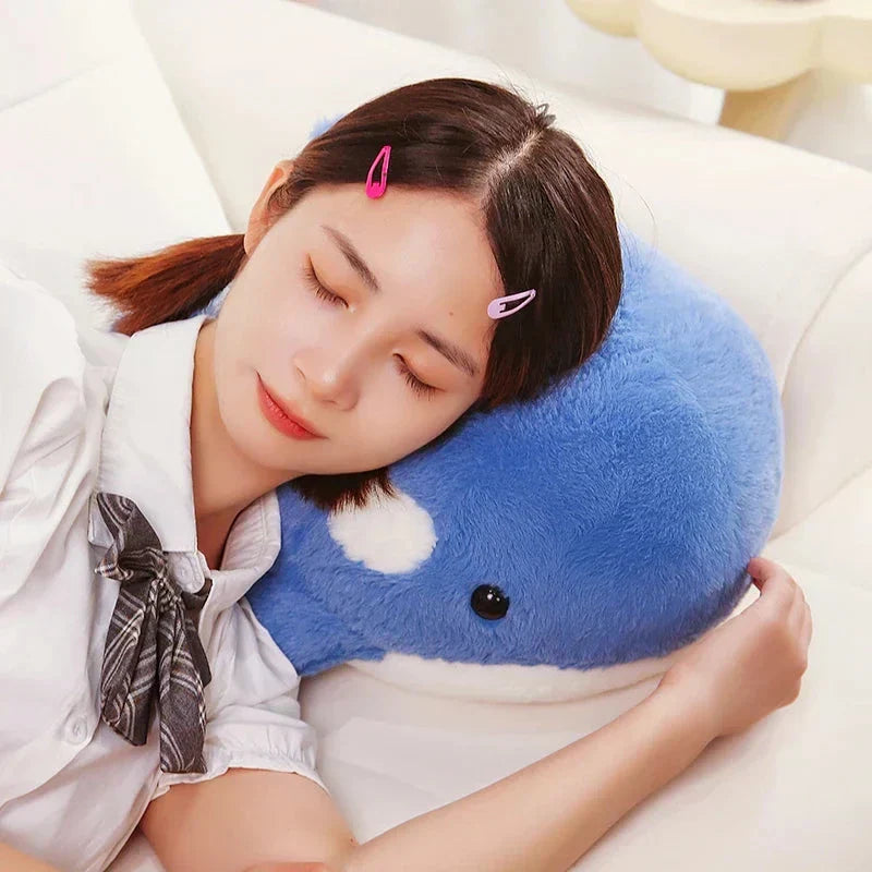 Brehn | Kawaii Flauschige Grau Blau Orka Plüschtiere