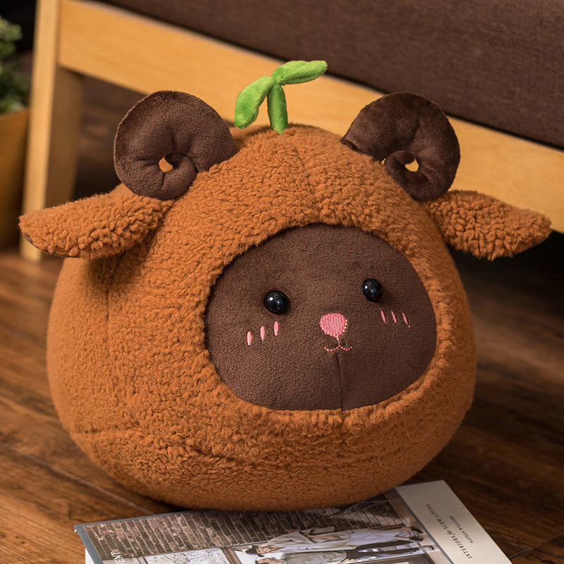 Brehn | Kawaii Flauschiges Schaf Ziege Ram Plushie