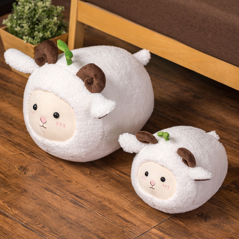 Brehn | Kawaii Flauschiges Schaf Ziege Ram Plushie