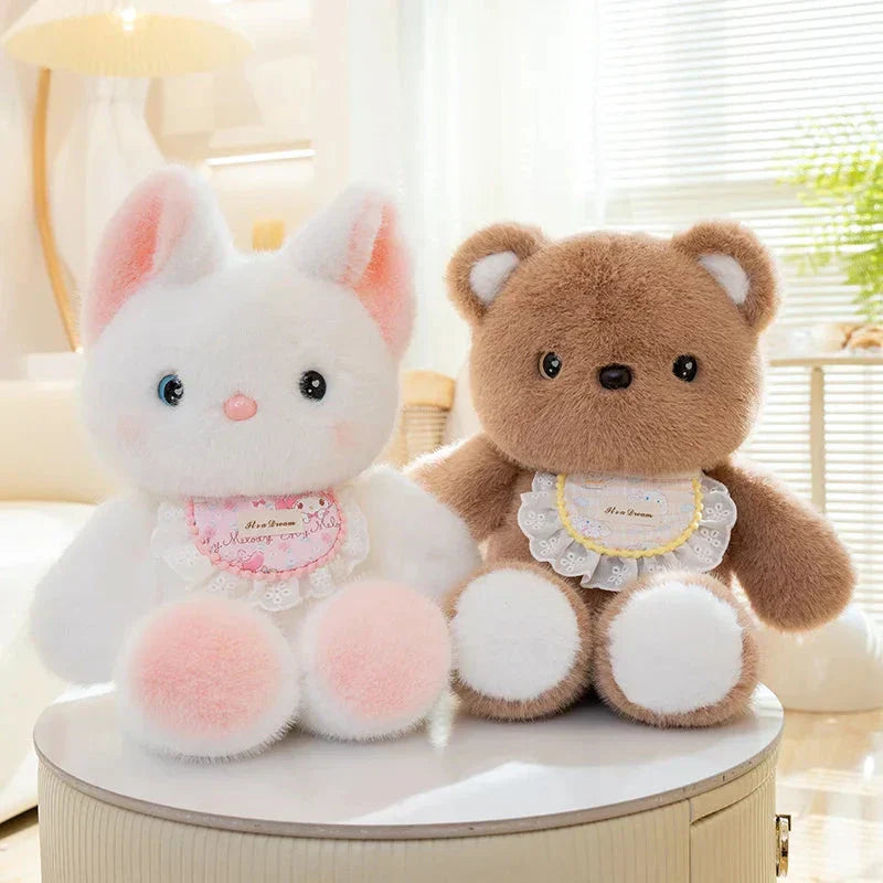 Brehn | Kawaii Fluffy Sitzendes Tier Plüschie-Truppe