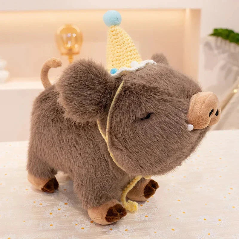 Brehn | Kawaii Flauschiges Wildschwein Plüschtier