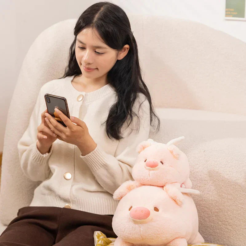 Brehn | Kawaii fliegendes Engel-Schwein Plüschtier