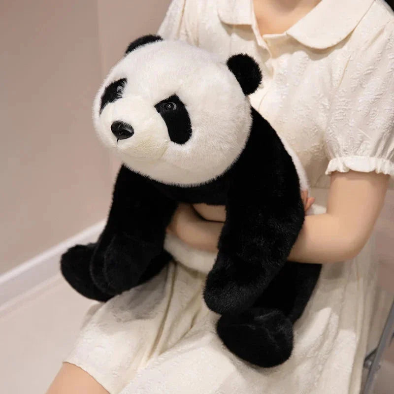 Brehn | Kawaii Fuzzy Schwarz Braun Panda Plüschtiere