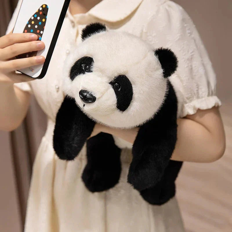 Brehn | Kawaii Fuzzy Schwarz Braun Panda Plüschtiere