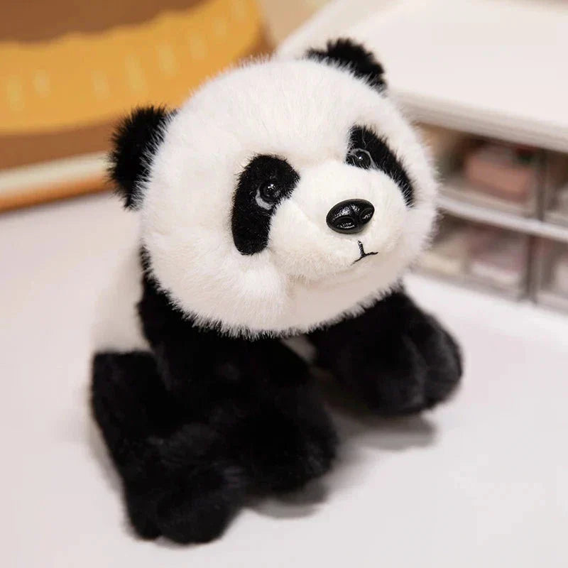 Brehn | Kawaii Fuzzy Schwarz Braun Panda Plüschtiere