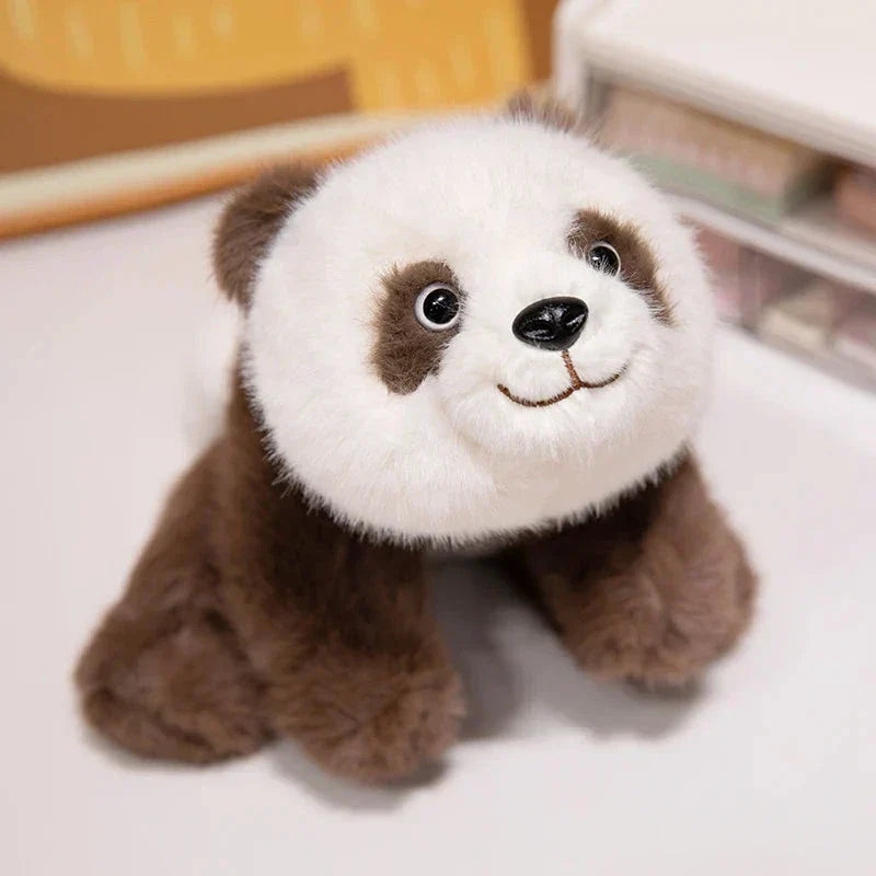 Brehn | Kawaii Fuzzy Schwarz Braun Panda Plüschtiere
