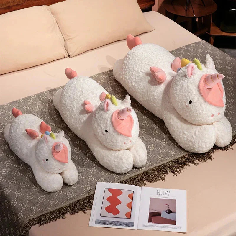Brehn | Kawaii Riesen Chibi Weißes Einhorn Plüschtier