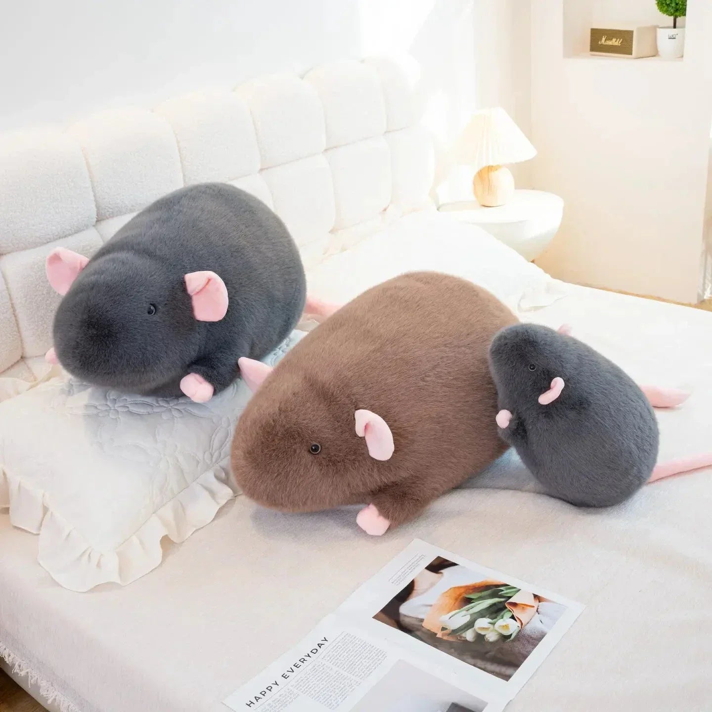 Brehn | Kawaii Riesige Mausrat Plüschtiere