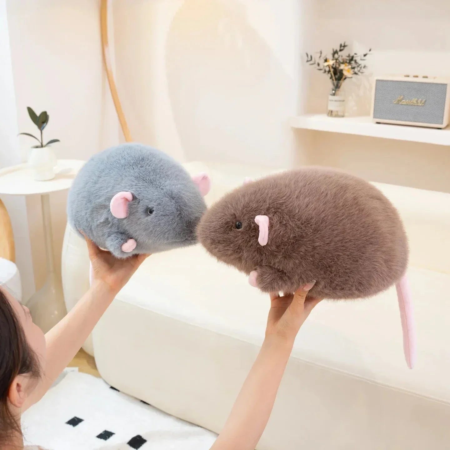 Brehn | Kawaii Riesige Mausrat Plüschtiere